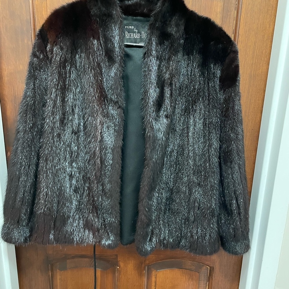Richard Donald women’s black Mink coat